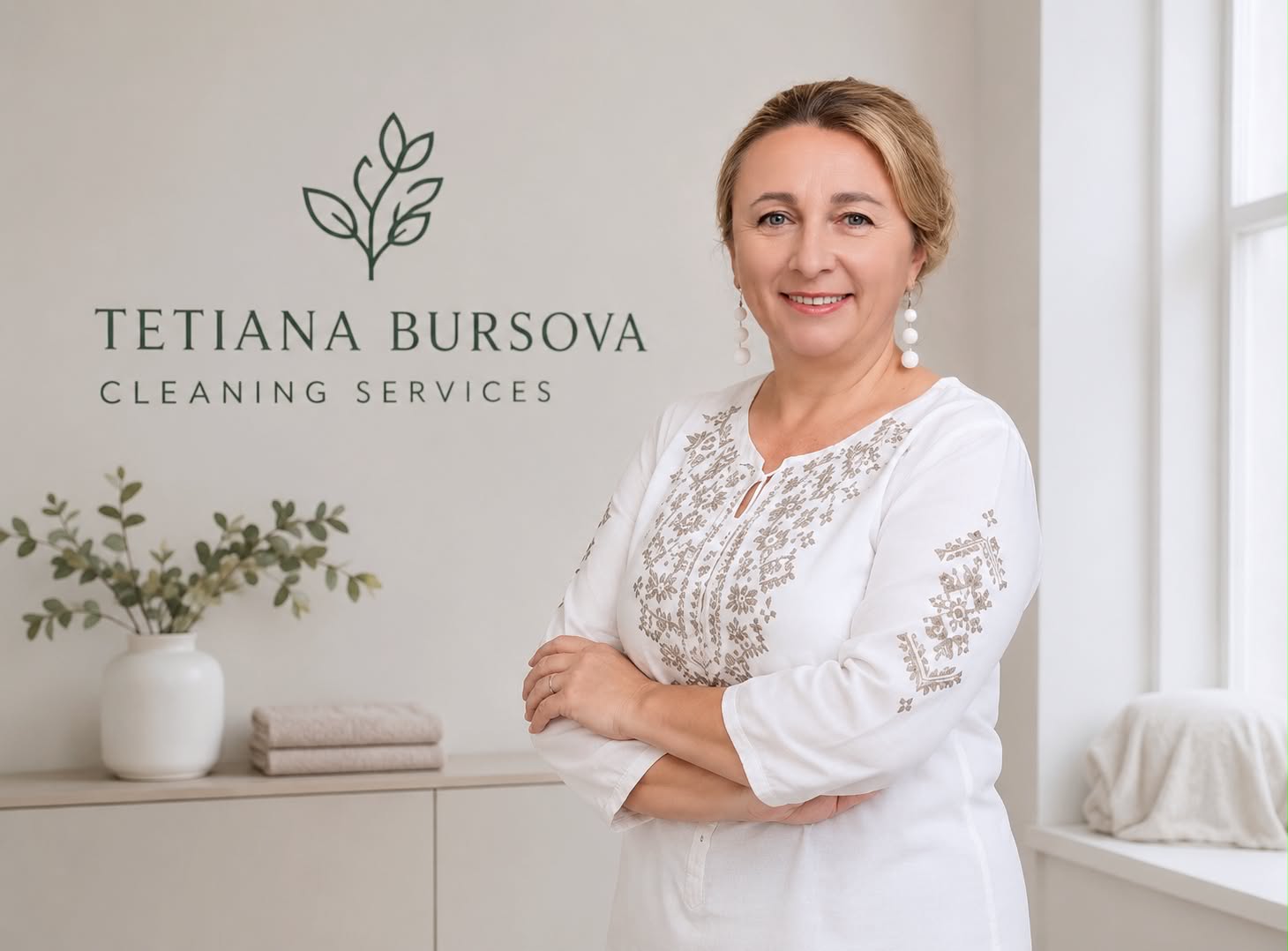 Tetiana Bursova, owner of Tetiana Bursova Cleaning Services